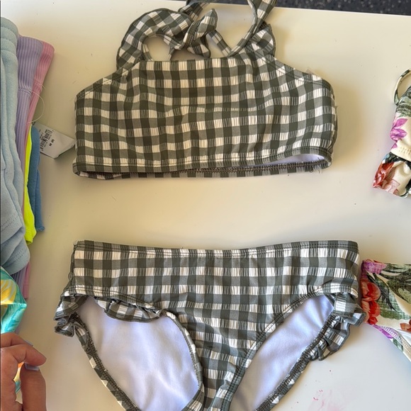 Bundle of 3 bathing suitsFloral and Plaid Bikini Set - Picture 4 of 7